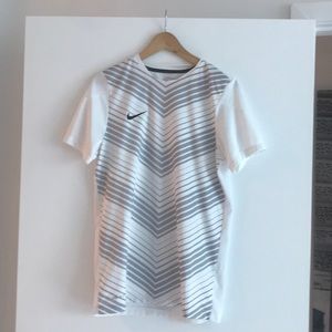 Nike Dryfit T-Shirt (White & Grey)